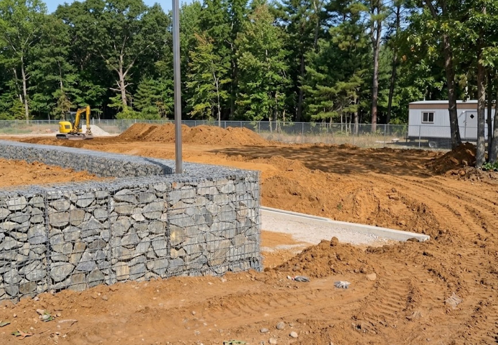 Gabion Basket Retaining Wall Auckland 2 auckland retaining wall job (1)